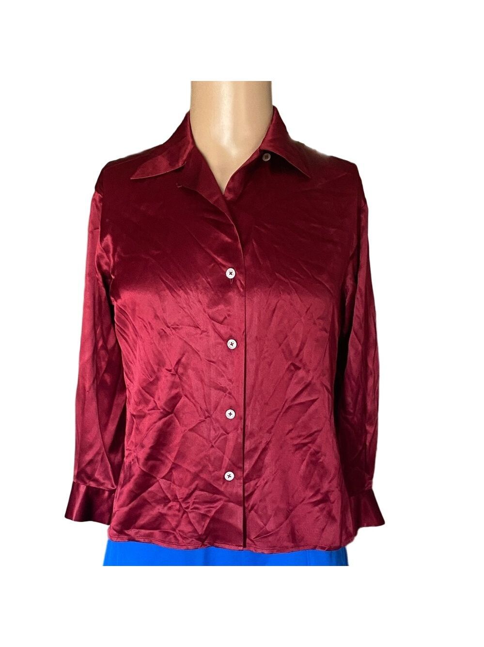 Linda Allard silk blouse CRB